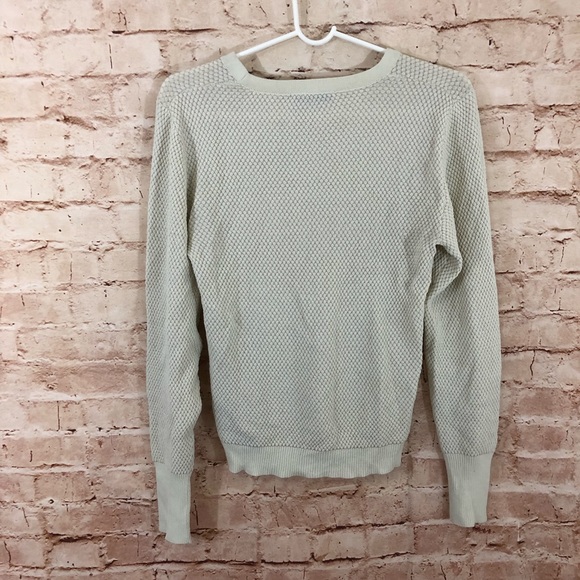 NWT Zara Knit Cream Sweater Crewneck - Picture 3 of 6